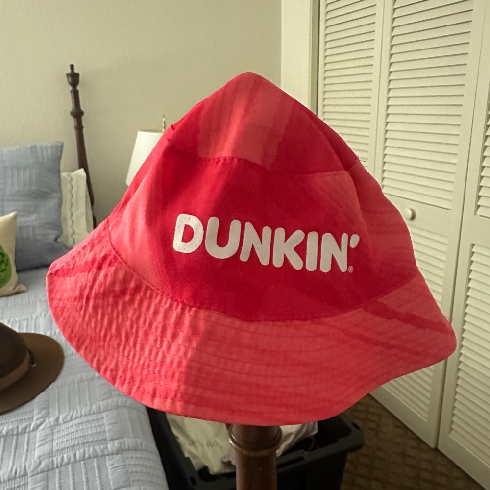 Dunkin' Pink & Orange Reversible Bucket Hat